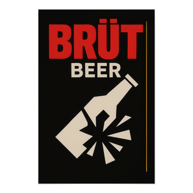 Brut Beer - Poster (Front)