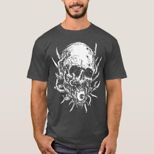 Brutal Death Metal Eternal Sight Eye Skull by KRAF T-Shirt