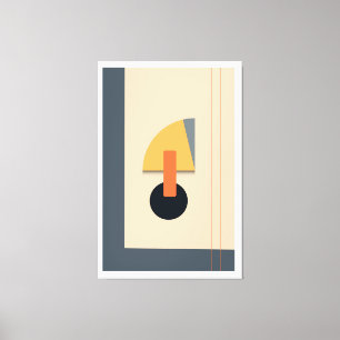 Brutal geometric shapes   canvas print