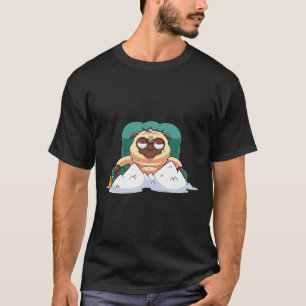 brutal pug gangster sits Essential 84 T-Shirt