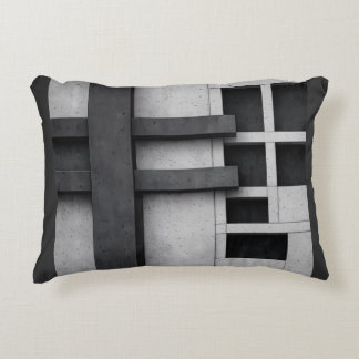 Brutalist Architecture Design Fine Art Cubist Decorative Cushion