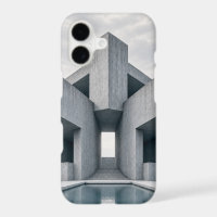 Brutalist Architecture iPhone 17 Case | Concrete P