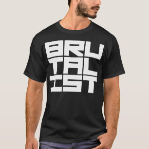 Brutalist Bold Text T-Shirt