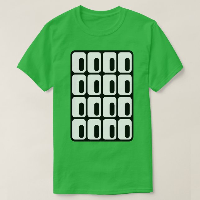 Brutalist Eye Window Architecture Black on White T-Shirt (Design Front)