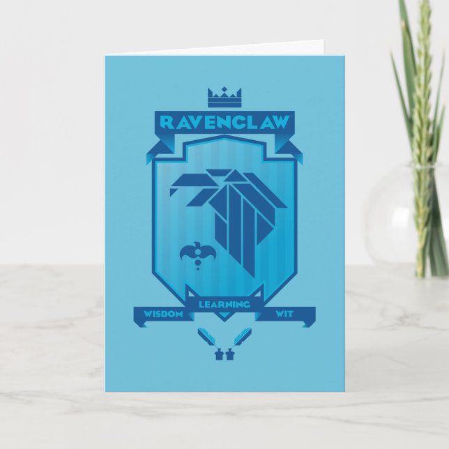 Brutalist RAVENCLAW™ Crest Card (Front)