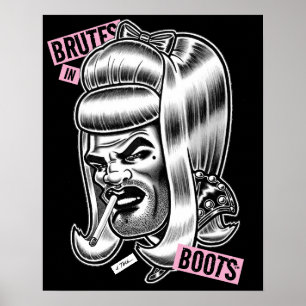Brutes in Boots™/Rocky Stockings™/Wig Poster
