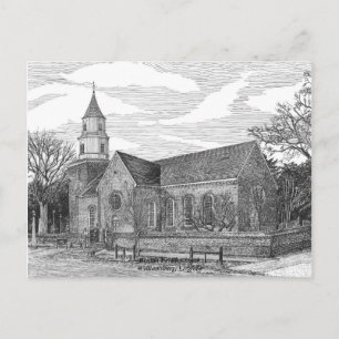 Bruton Parish Church, Williamsburg Postcard