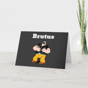 Brutus Greeting Card