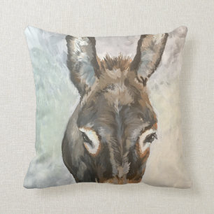 Brutus The Miniature Donkey Pillow