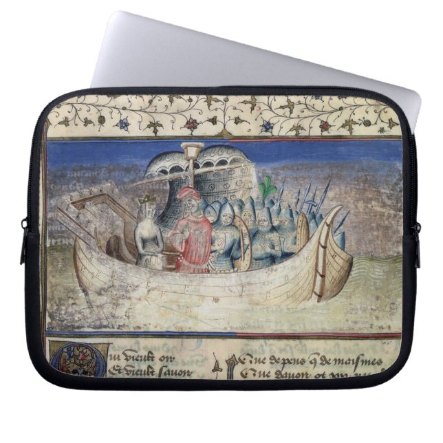 Brutus the Trojan Sets Sail for Britain, from 'The Laptop Sleeve (Front)