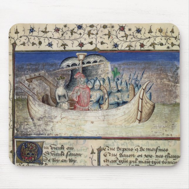 Brutus the Trojan Sets Sail for Britain, from 'The Mouse Pad (Front)
