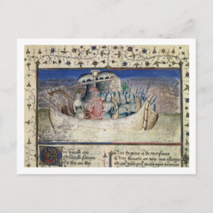 Brutus the Trojan Sets Sail for Britain, from 'The Postcard