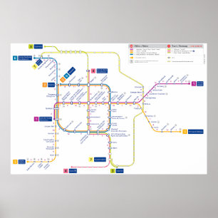 Bruxelles metro poster