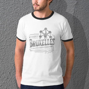 Bruxelles Quantum Nostalgic Basic Ringer T-Shirt