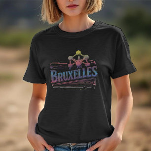 Bruxelles Quantum Nostalgic Womens  Tri-Blend Shirt