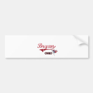 Bryan Ohio City Classic Bumper Sticker