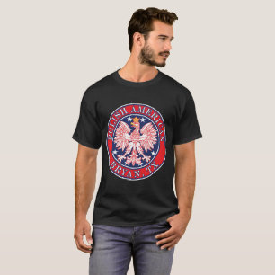 Bryan Texas Polish American Eagle T-Shirt