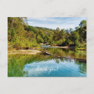 Bryant Creek Autumn Thank You Postcard