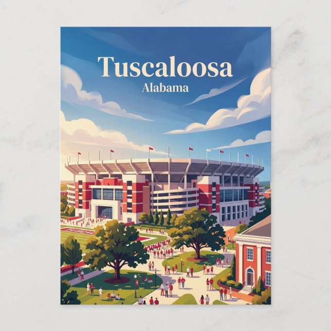 Bryant-Denny Stadium Alabama Postcard (Front)