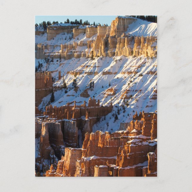 Bryce Canyon Christmas, Sunset Point Holiday Postcard (Front)