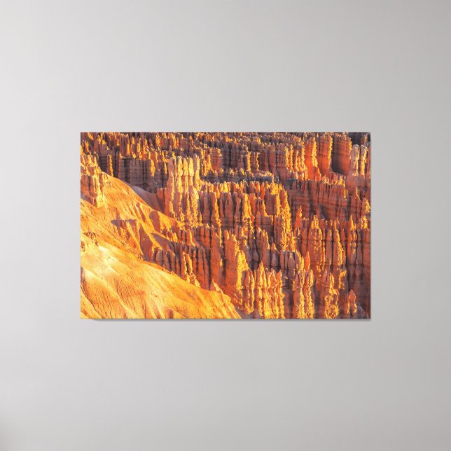 Bryce Canyon Hoodoos Canvas Print (Front)