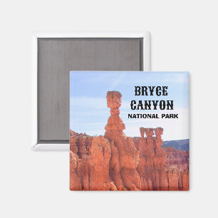 Bryce Canyon Hoodoos Thor's Hammer, Three Wise Men Magnet