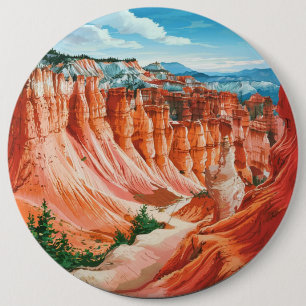 Bryce Canyon National Park 6 Cm Round Badge