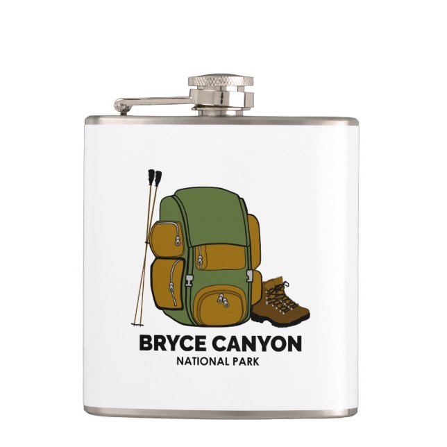 Bryce Canyon National Park Backpack Hip Flask (Front)