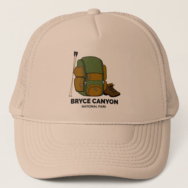 Bryce Canyon National Park Backpack Trucker Hat (Front)