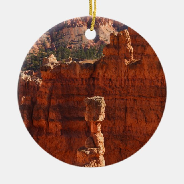Bryce Canyon National Park Ceramic Tree Decoration (Front)