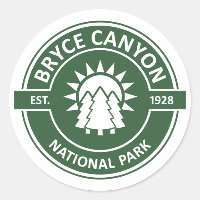 Bryce Canyon National Park Classic Round Sticker (Front)