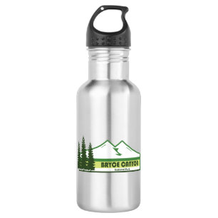 Bryce Canyon National Park Green Stripes 532 Ml Water Bottle