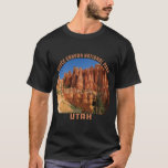 Bryce Canyon National Park hoodoos utah vintage T-Shirt<br><div class="desc">Bryce Canyon National Park hoodoos utah vintage retro This t-shirt perfect gift for outdoor camper hiking hunting fishing summer trip in Bryce Canyon National Park utah, Great souvenir idea for friend & family Big Bend National Park vacation.This clothing apparel Christmas or Birthday gift for people who love adventure, hiking and...</div>