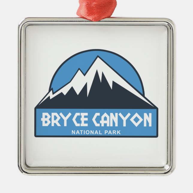 Bryce Canyon National Park Metal Tree Decoration (Front)