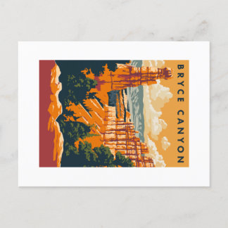 Bryce Canyon National Park Midcentury Modern Postcard