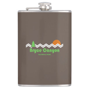 Bryce Canyon National Park Retro Hip Flask