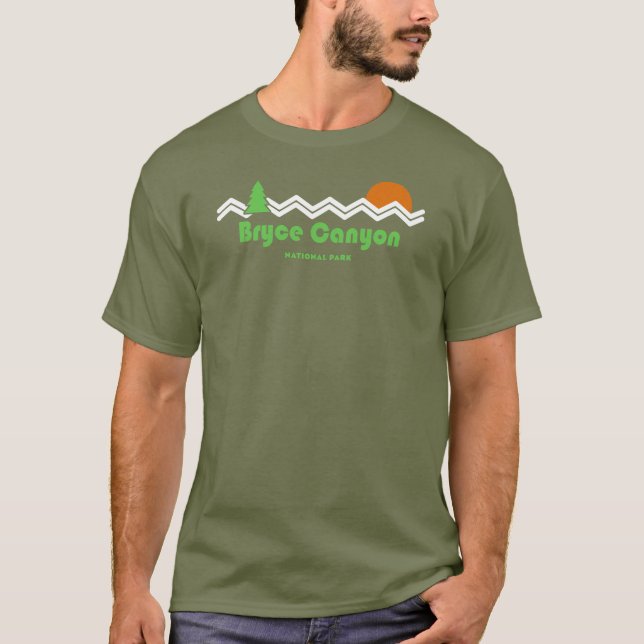 Bryce Canyon National Park Retro T-Shirt (Front)