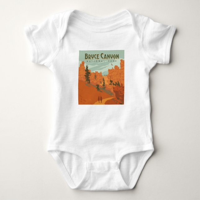Bryce Canyon National Park Rock Formations Baby Bodysuit (Front)