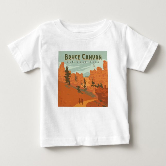 Bryce Canyon National Park Rock Formations Baby T-Shirt (Front)