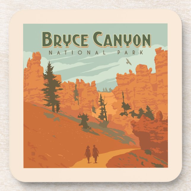 Bryce Canyon National Park Rock Formations Coaster (Front)