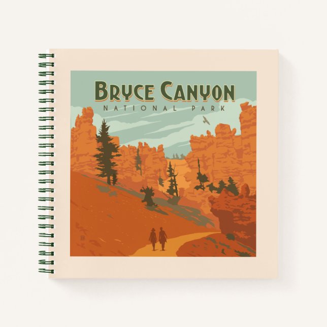 Bryce Canyon National Park Rock Formations Notebook (Front)