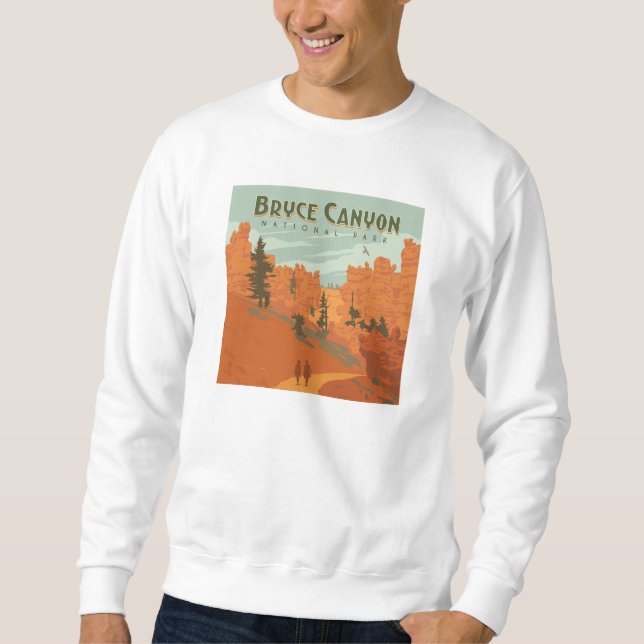 Bryce Canyon National Park Rock Formations Sweatshirt (Front)