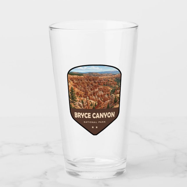 Bryce Canyon National Park Shield Glass (Front)