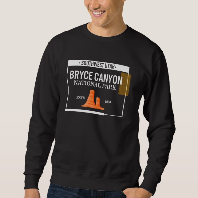 Bryce Canyon National Park Southwest Utah Hiking M Sweatshirt (Front)