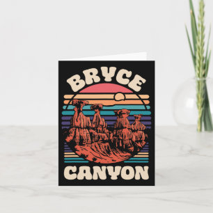Bryce Canyon National Park Souvenir Outdoors Hikin Card