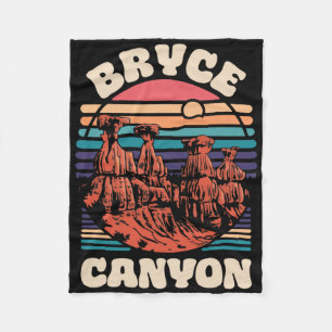 Bryce Canyon National Park Souvenir Outdoors Hikin Fleece Blanket