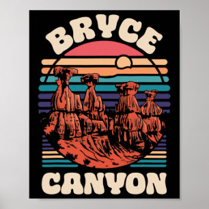 Bryce Canyon National Park Souvenir Outdoors Hikin Poster