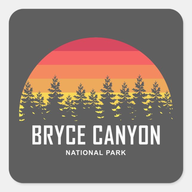 Bryce Canyon National Park Square Sticker (Front)