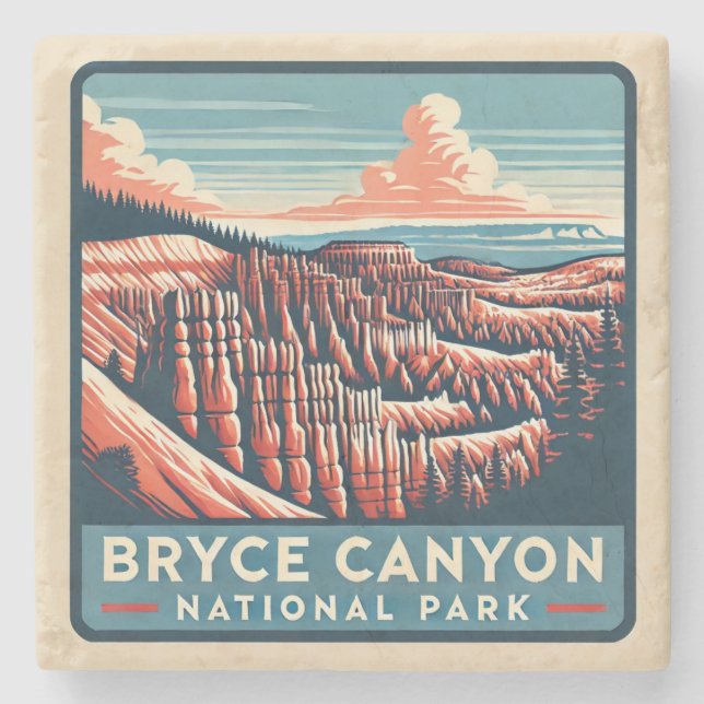 Bryce Canyon National Park Stone Coaster (Front)