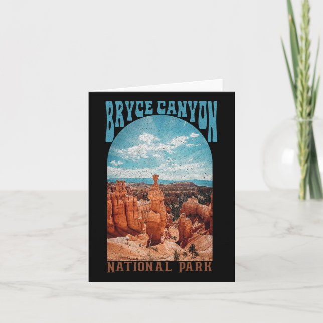 Bryce Canyon National Park Trail Explore Utah Camp Card (Front)